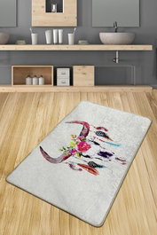 Mijölnir Cervo Djt Alfombrilla de baño Multicolor 70 x 120 cm